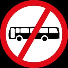 Buses Prohibited