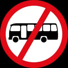 Midi-Buses Prohibited