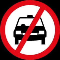 Taxis Prohibited