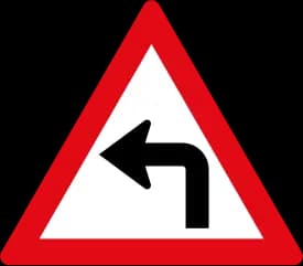 Sharp Curve to the Left