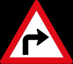 Sharp Curve to the Right