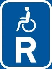 Reserved for Vehicles Carrying Disabled Passengers