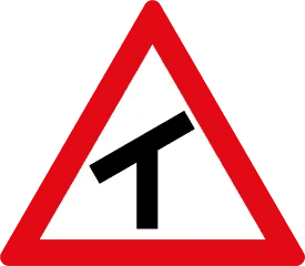 Skewed T-Junction (Right) Ahead