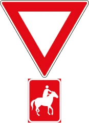 Give Way (Yield) to Equestrians