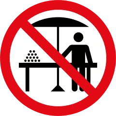 Hawkers Prohibited