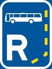 Start of a Reserved Lane for Buses