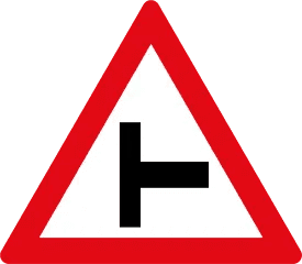 Side Road Junction (Left) Ahead