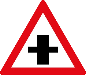 Crossroad Ahead with Priority