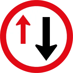 Give Way (Yield) to Oncoming Traffic