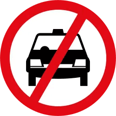 Taxis Prohibited