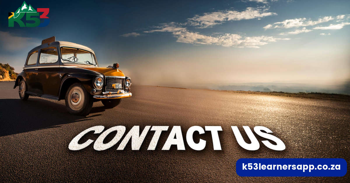 Contact us k53 learners app